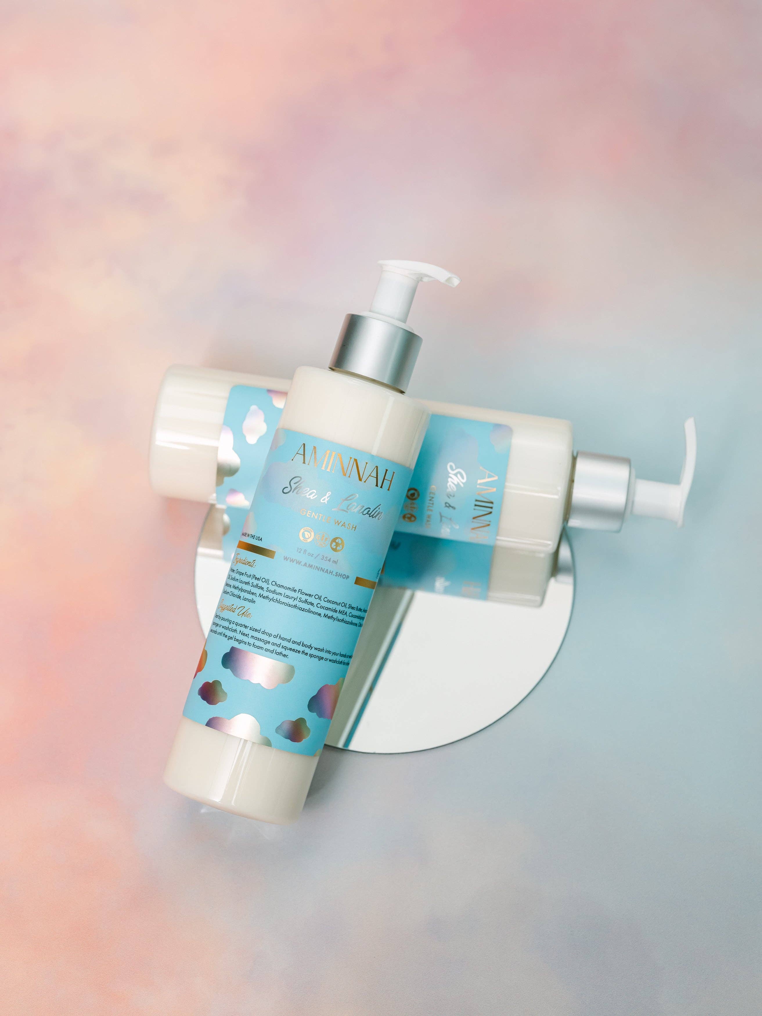 AMINNAH - Wholesale Bath & Body Set - "Eczema" Body Collection | Cream| Serum| Sugar Scrub| Body Oil| Cleanser|9