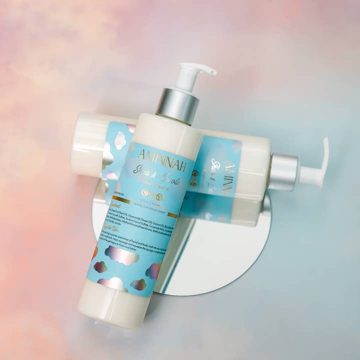 AMINNAH - Wholesale Bath & Body Set - "Eczema" Body Collection | Cream| Serum| Sugar Scrub| Body Oil| Cleanser|9