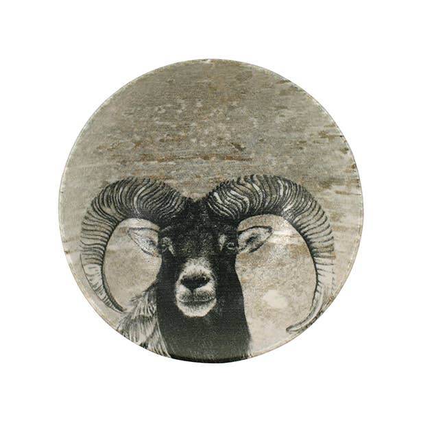 Novastyl - Wholesale Decorative Plate/Dish/Bowl - Ram purchase dish 14cm in porcelain
