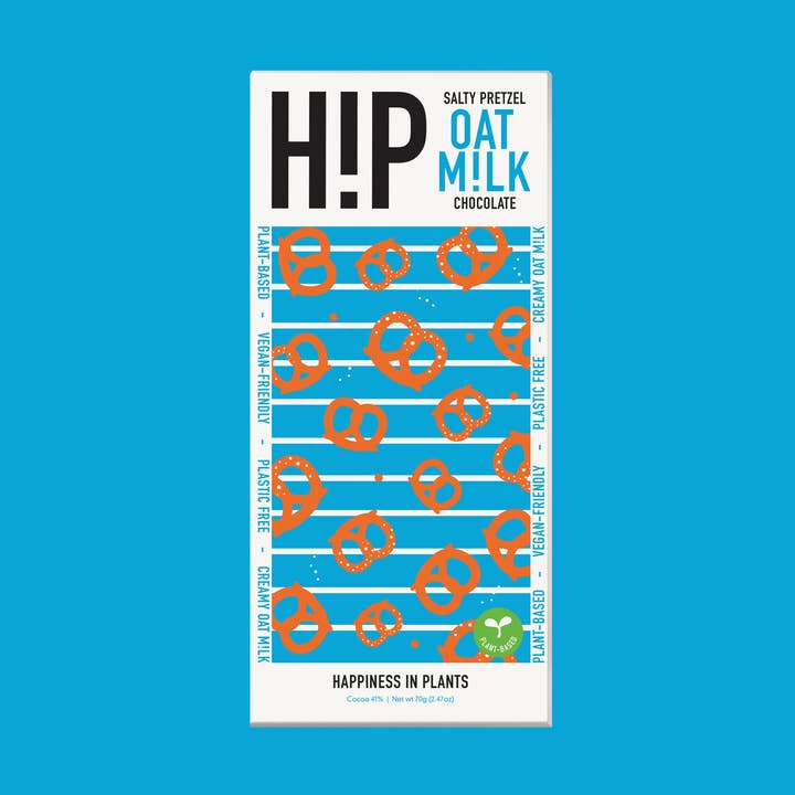 Love Cocoa - Wholesale Chocolate Bar - H!P Oatmilk Chocolate Salted Pretzel Bar0