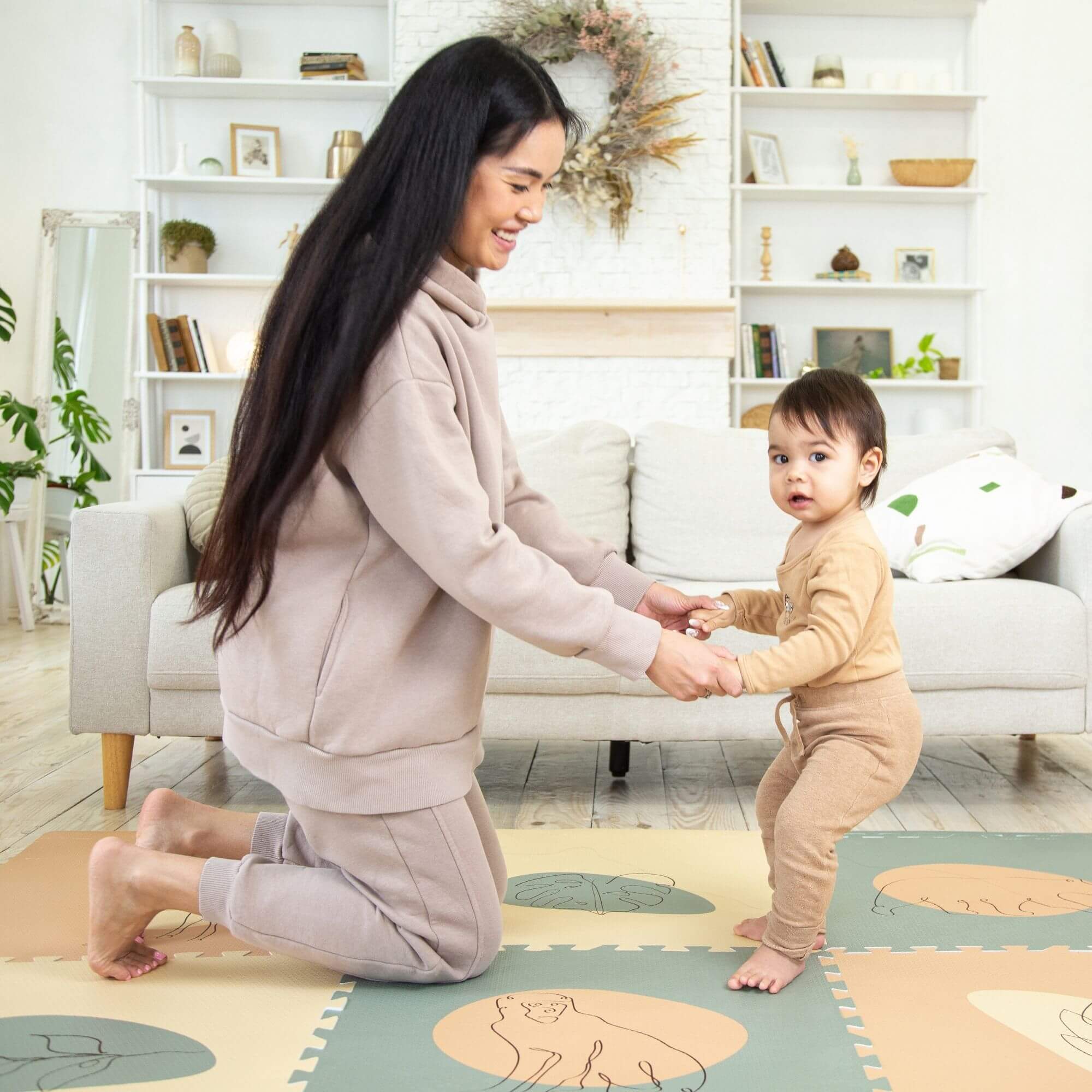 HM Hamburg Merchants GmbH - Wholesale Play Mat - Kids & Baby - Hakuna Matte XXL Foam Play Mat «Jungle Sunset» 1.8 x 1.2 m7