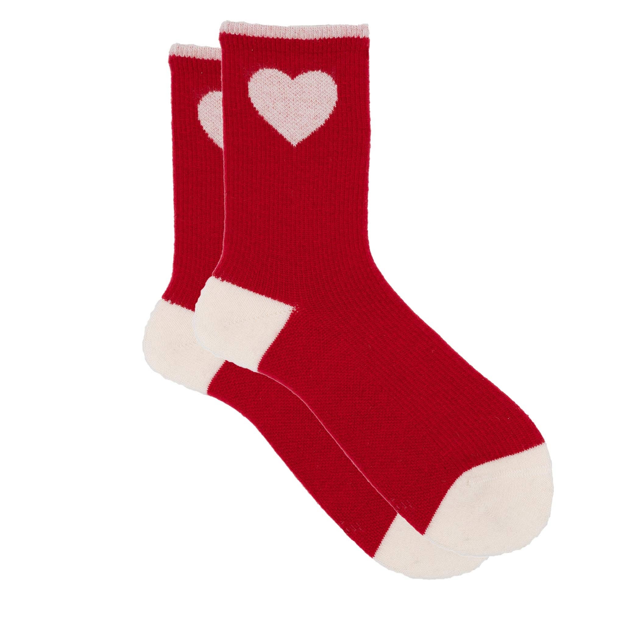 iLux - Wholesale Socks - Women's - Hartie - Cashmere Silk Heart Crew1