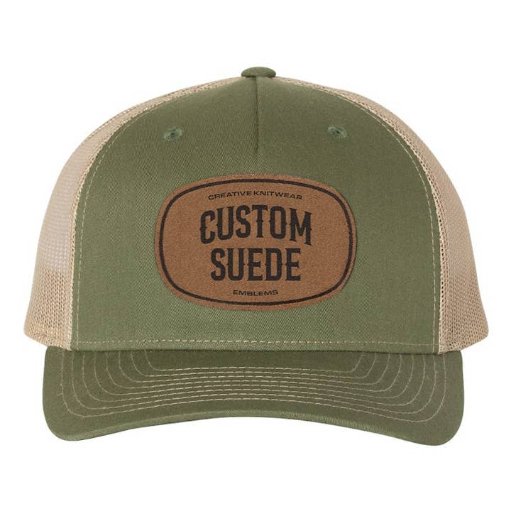 Custom Hat: Richardson Adult Five-Panel Trucker Hat for wholesale by Creative Knitwear