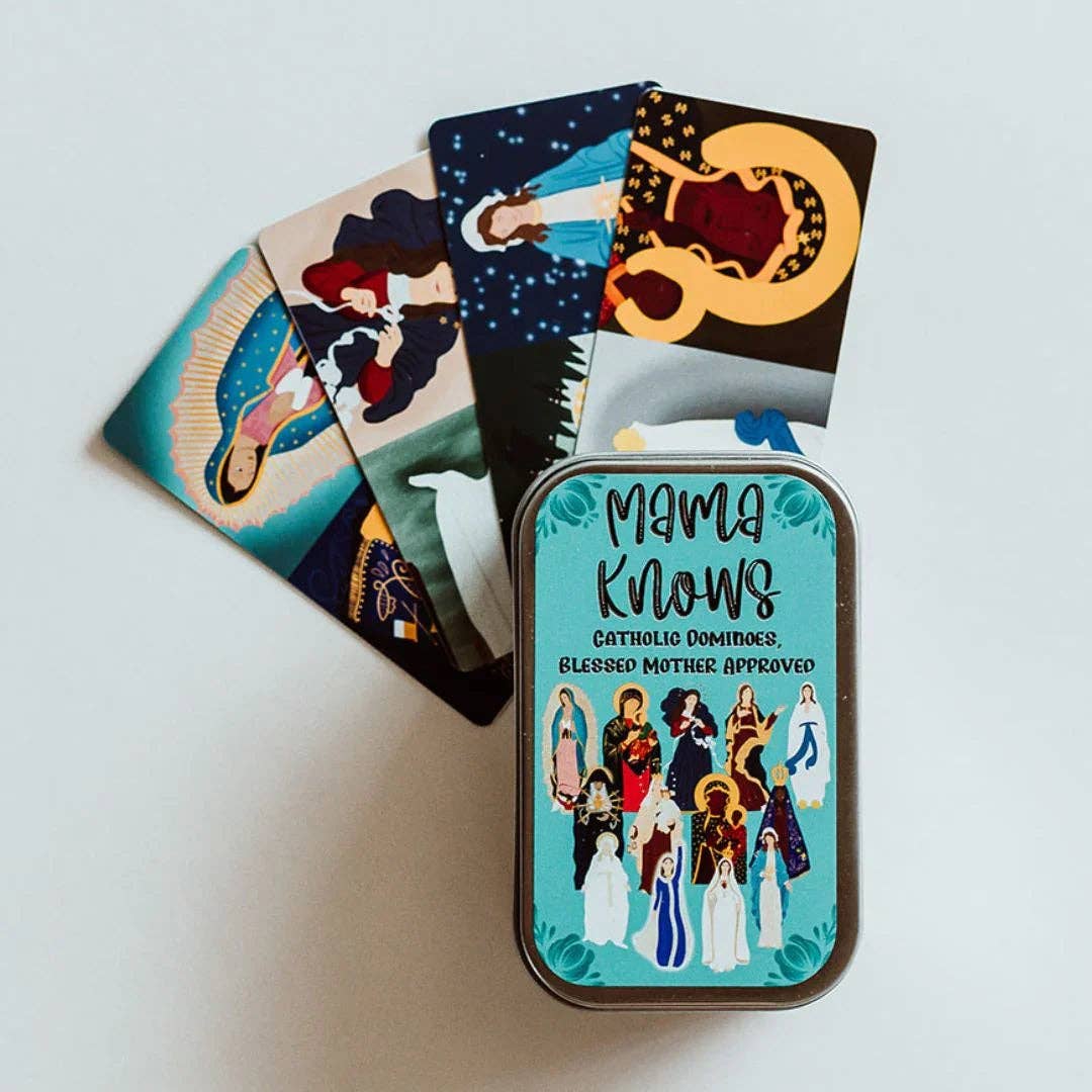 worthy of Agape - Wholesale Card Game - MamaKnows - Catholic Dominoes with the Blessed Virgin (Card Deck)7