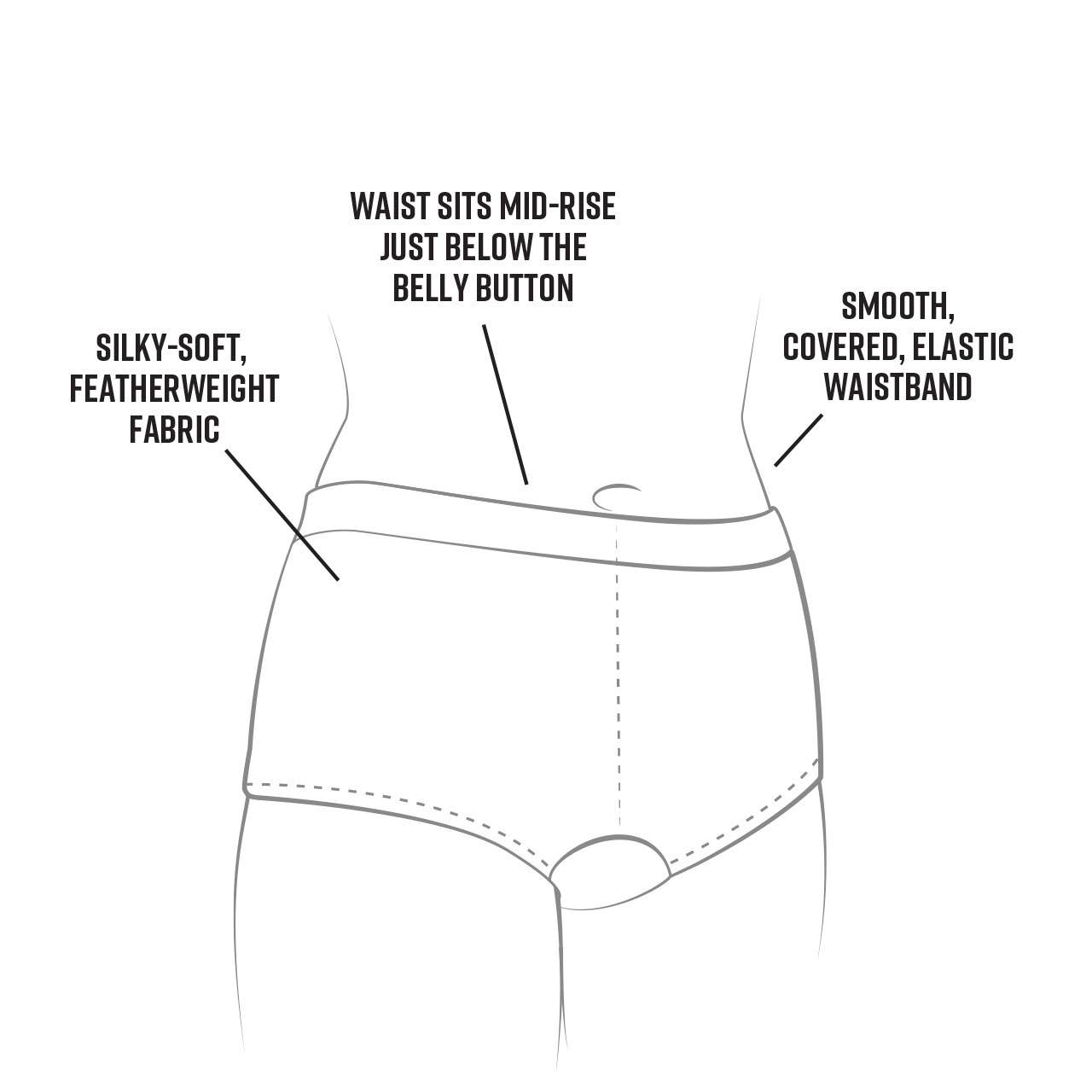 Maggie's Organics - Wholesale Underwear - Women's - Organic Cotton Boyshort Underwear 2 Pack6