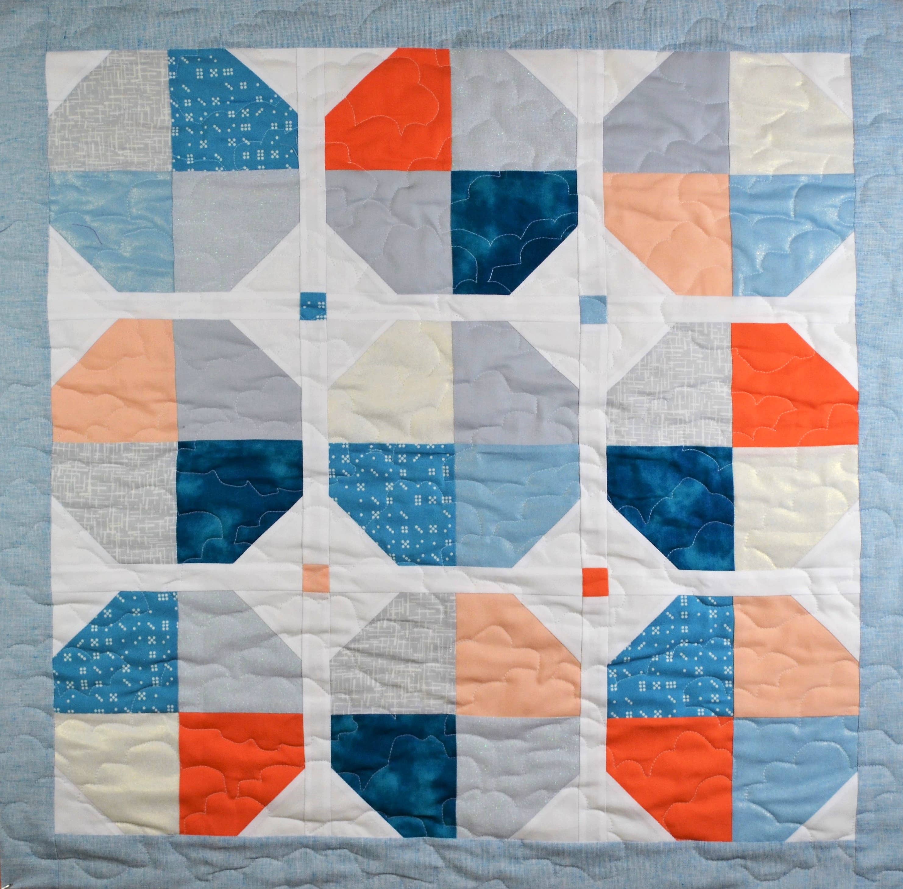 Purple Daisy Quilt Designs - Wholesale Quilt - Patricia Quilt Pattern3