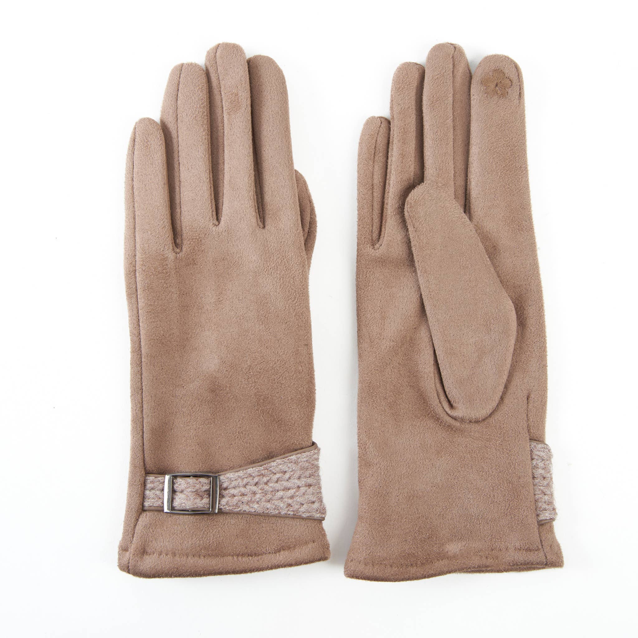 Howard's - Venta al por mayor Guantes - Mujer - Guantes de invierno con puño y cinturón para pantallas táctiles Anna3