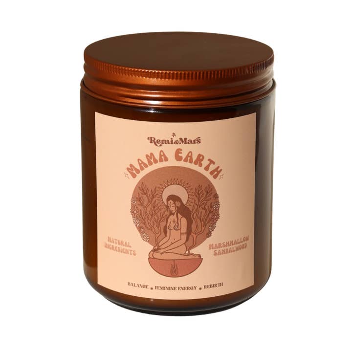 Mama Earth Candle ~ Marshmallow Sandalwood for wholesale by Remi & Mars