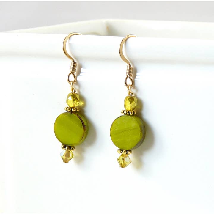 Marlene VanBeek Jewelry - Wholesale Dangle Earrings - Disc Earrings - 9 Colors