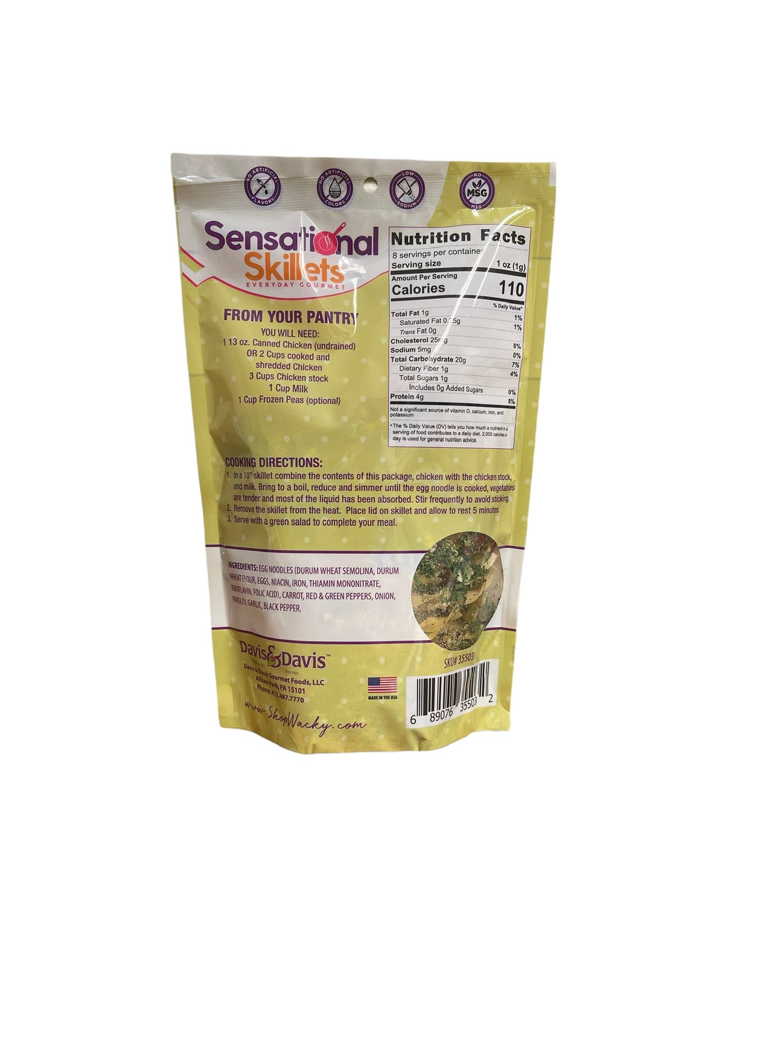 Davis & Davis Gourmet Foods - Wholesale Pasta - Chicken Pot Pie1