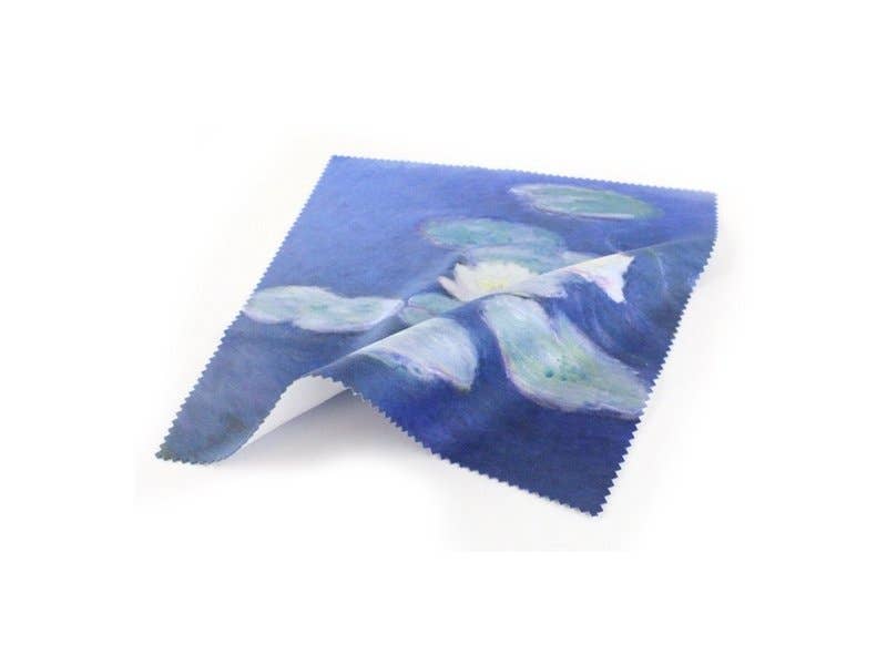 MUSEUM WEBSHOP - Vente Nettoyants pour lentilles - Chiffon de nettoyage 15 x 15 cm, Nymphéas à la lumière du soir, Monet3