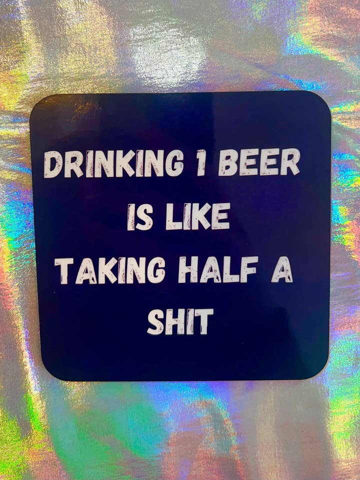 Beber uma cerveja Funny Coaster por atacado de MP Bag Makers