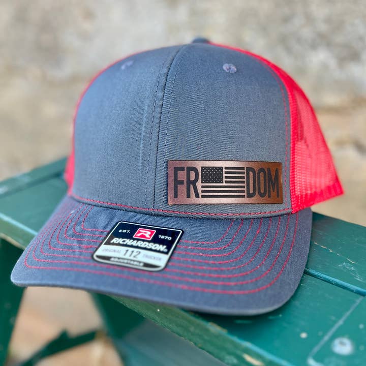 RiOak Design & Hat Co. - Wholesale Baseball Cap - Men's - Freedom Red Richardson 112 Baesball Cap1