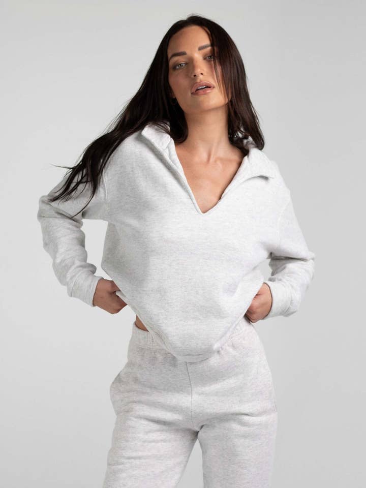 JORDAN SWEATSHIRT - ASH for wholesale by Belen