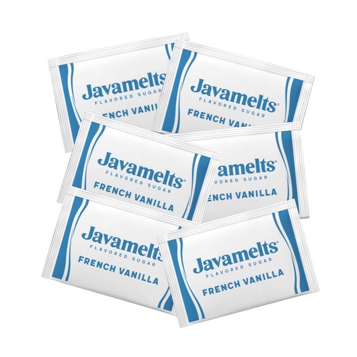 Pacotes de açúcar de baunilha francesa - atacado 1.000 unidades por atacado de JAVAMELTS, INC.