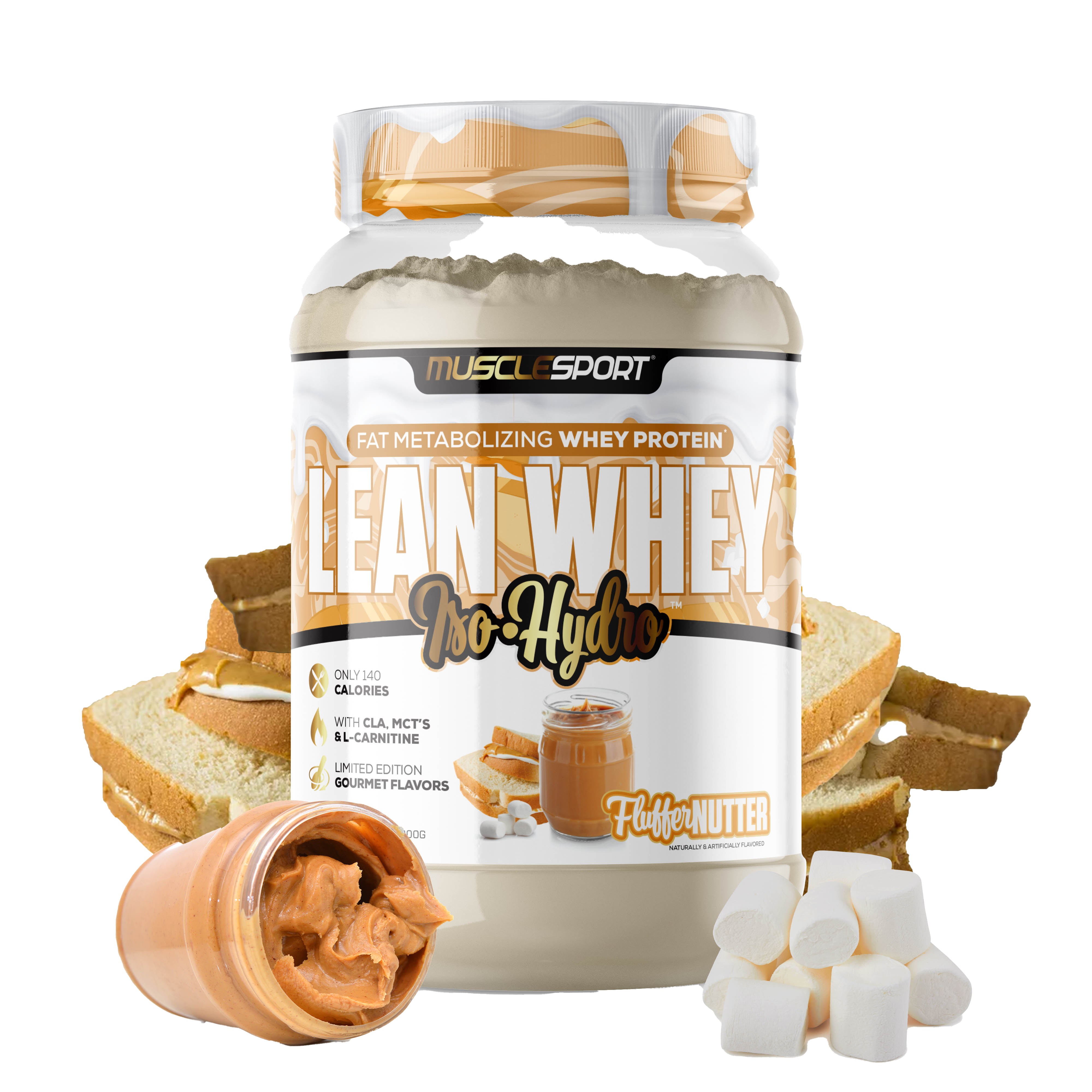 MuscleSport - Wholesale Protein/superfood powder - Lean Whey® Iso Hydro Gourmet Protein 2lb - Limited Edition20