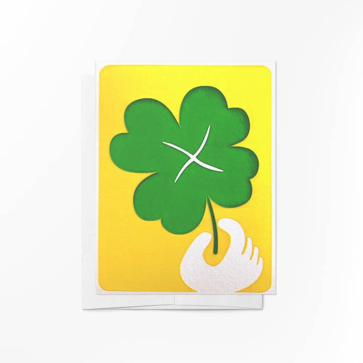 Lucky Clover Card for wholesale by McWu
