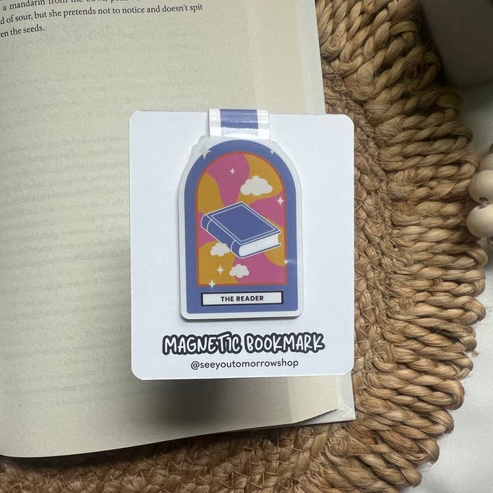 Marque-page magnétique – La carte de tarot du Lecteur | Mystique et littéraire pour la vente par See You Tomorrow Shop