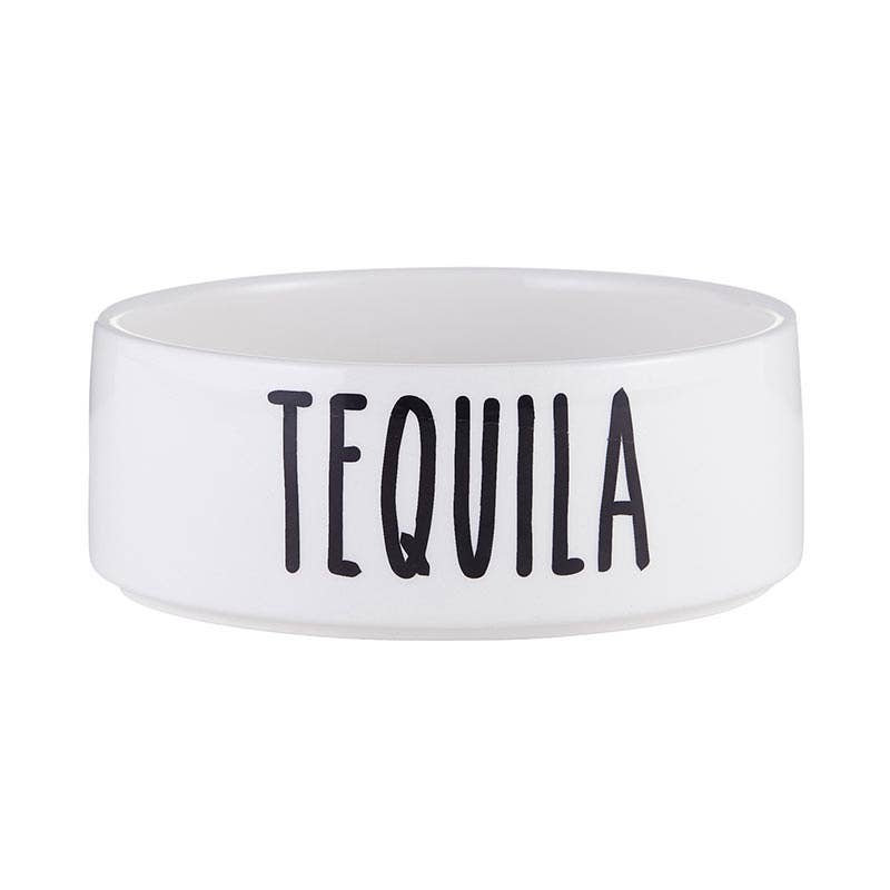 47th & Main (Creative Brands) - Wholesale Pet Bowl - Cat/Dog - Ceramic Pet Dish - Tequila