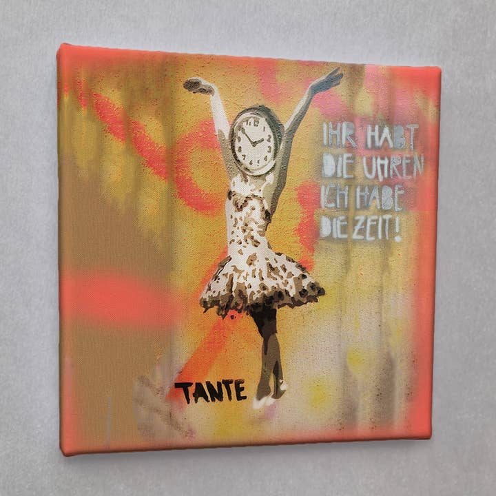 #01356 Stampa su tela Time Street Art per la vendita all'ingrosso da parte di Eicie
