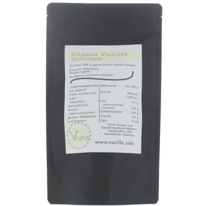 Taste of Paradise – wholesale Vanilla/fruit extract – South Sea Tahiti Vanilla Pods - Vanilla Tahitensis (10-12cm) - Top Gourmet Quality (5-100 pieces)1