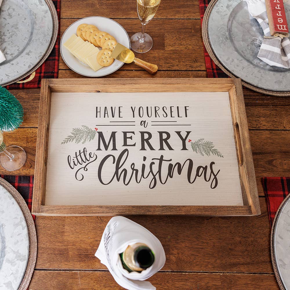 Rustic Marlin – wholesale Serveringsfat – God liten jul trä serveringsbricka2