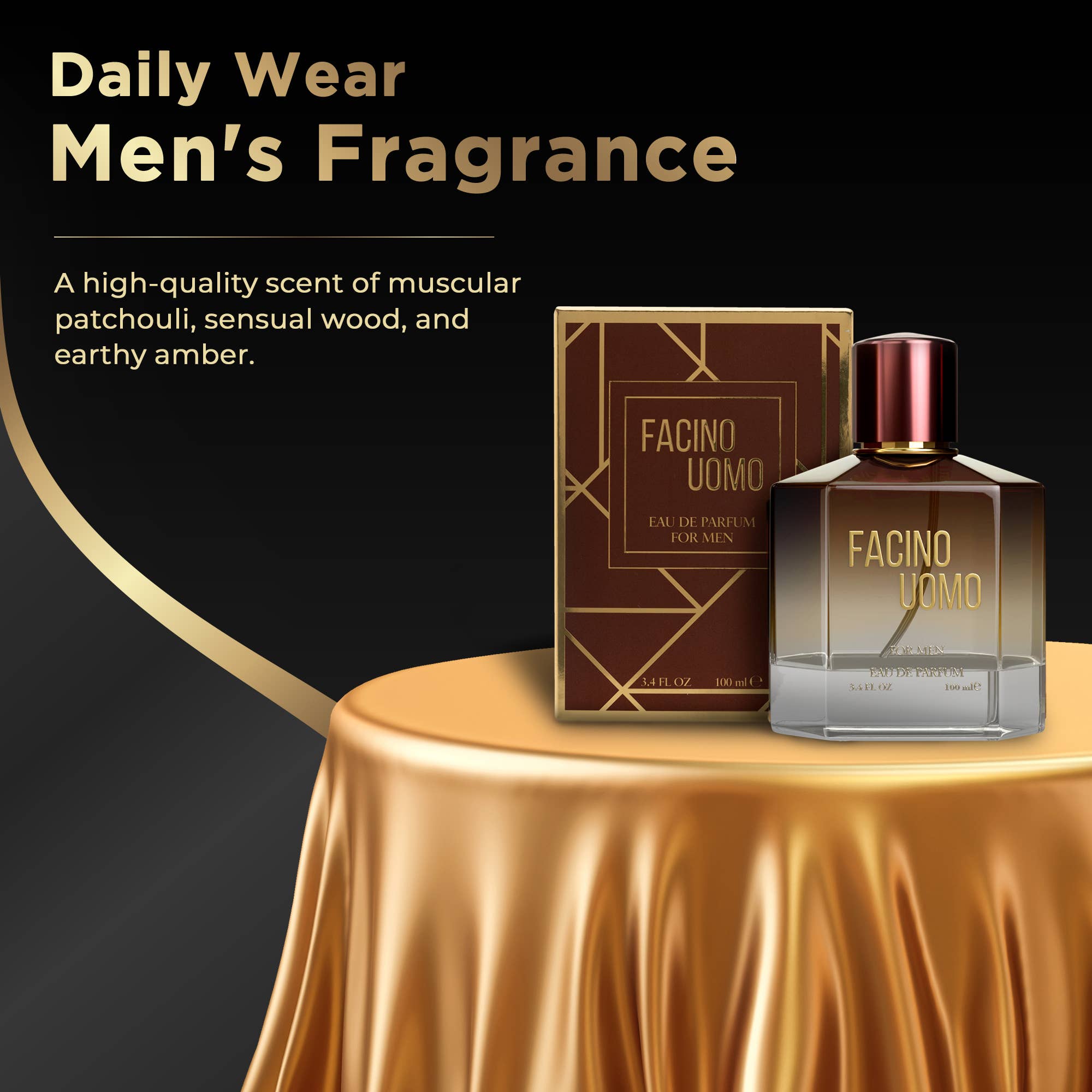 Regal Fragrances - Wholesale Perfume/Eau de Toilette - Facino Uomo INSPIRED by INVICTUS Mens Cologne 100ml 3.4fl oz6