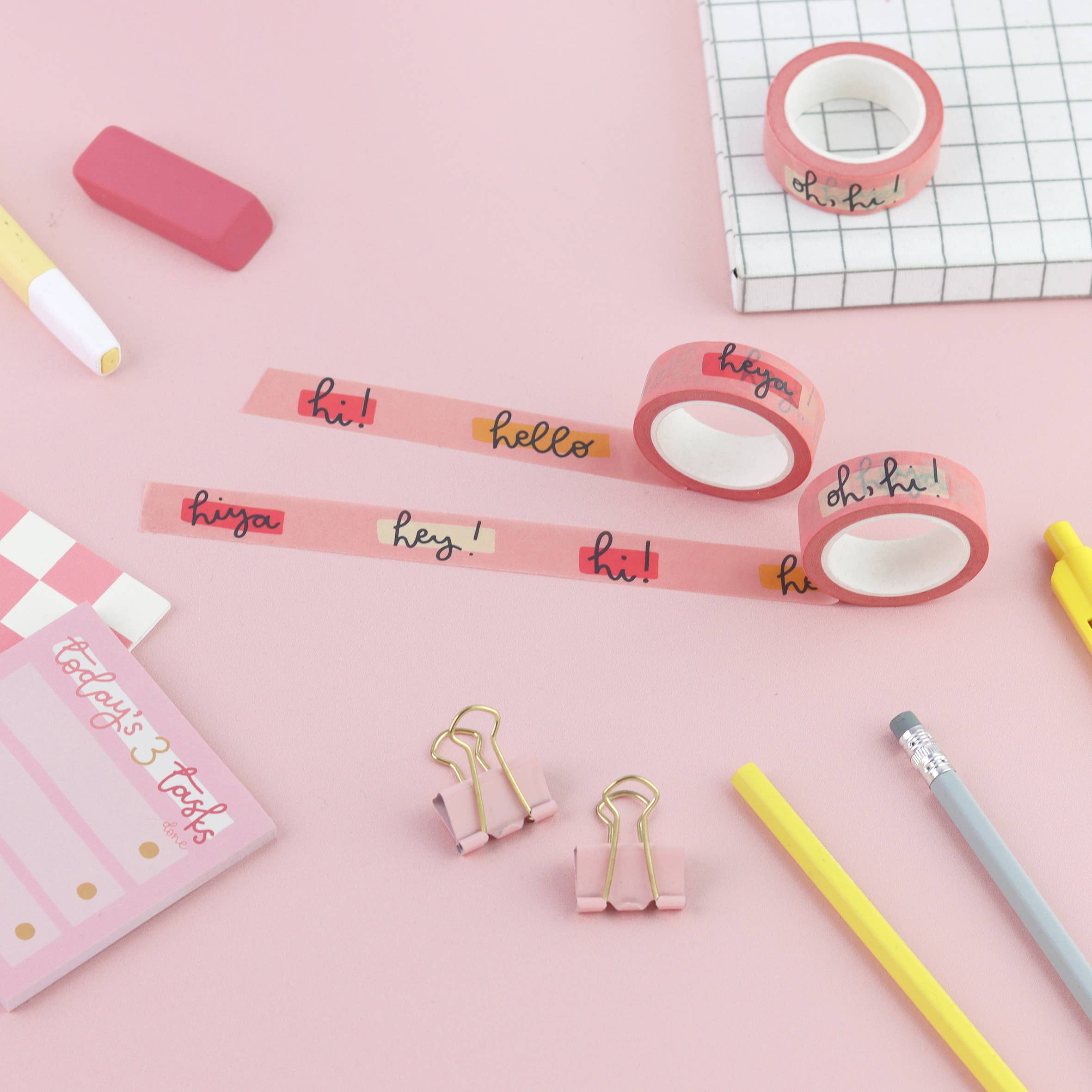 Oh, Laura – wholesale Washi tape – washi tape - pink hello3