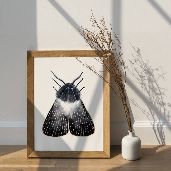 The Flow Design - Venta al por mayor Ilustración - Póster con estampado de polillas, mariposas y mariposas, arte de pared