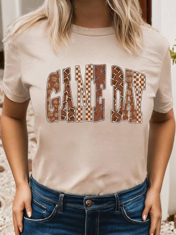 LDC Casual Slogan Round Neck Short Sleeve T-Shirts for wholesale by Little Daisy Closet