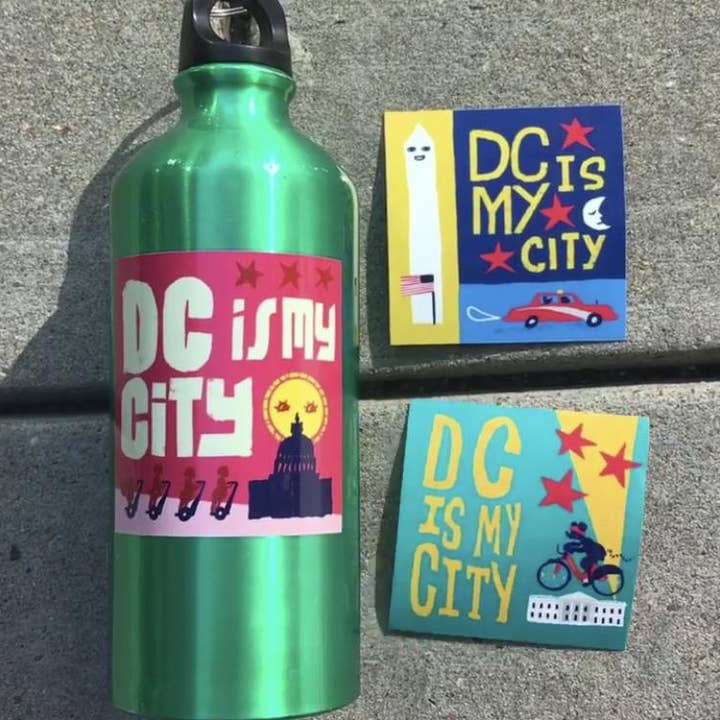 DC é a minha Cidade - Autocolantes por atacado de The Culture Curious