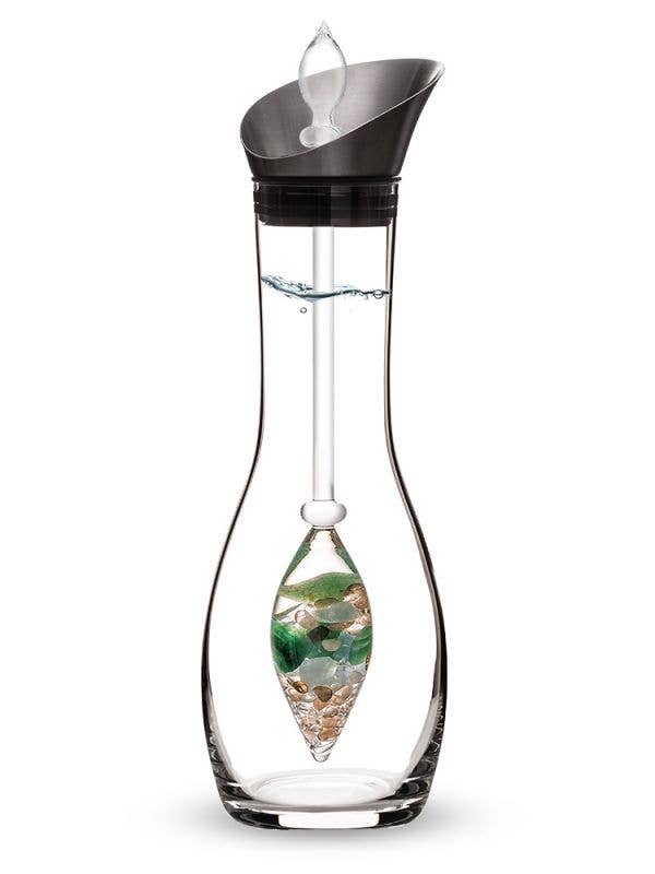 Era Crystal Water Carafe | FOREVER YOUNG (Aquamarine, etc.) for wholesale by VitaJuwel USA