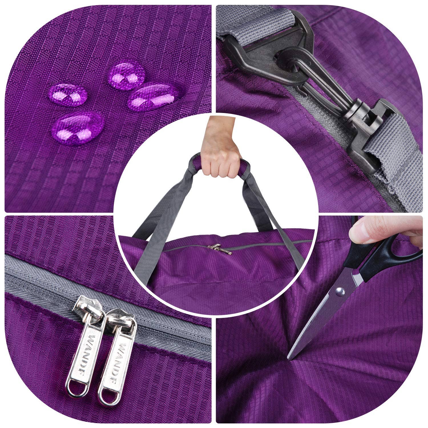 wandf - Wholesale Weekender Bag - Unisex - Large Size WANDF Duffle Bags 32 Inches (100L) Foldable Bag19