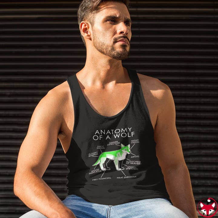 Wolf Green - Tanktop voor wholesale door Artworktee