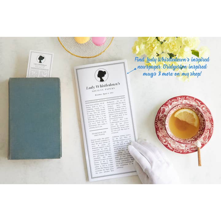 Wild Confetti – wholesale Bookmark – Bridgerton Bookmark | Lady Whistledown Bookmark2