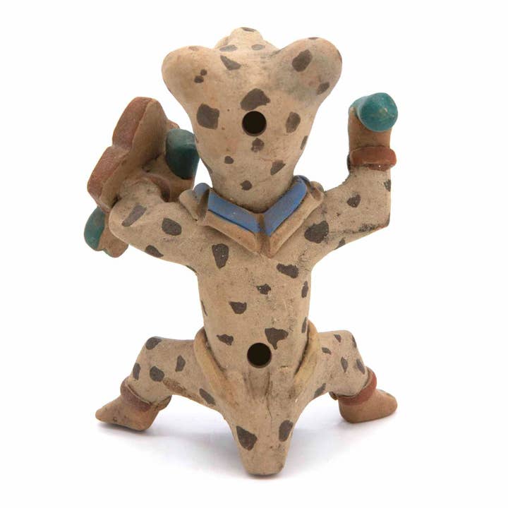 Siesta – wholesale Decorative figurine – Aztec Jaguar Warrior Statue3