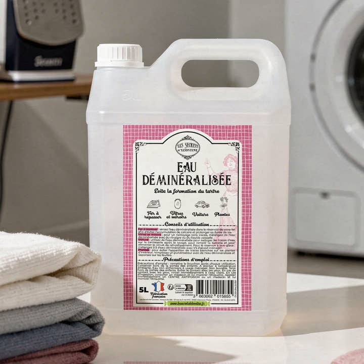 Eau déminéralisée 5L pure pour la vente par Les Secrets de Léontine