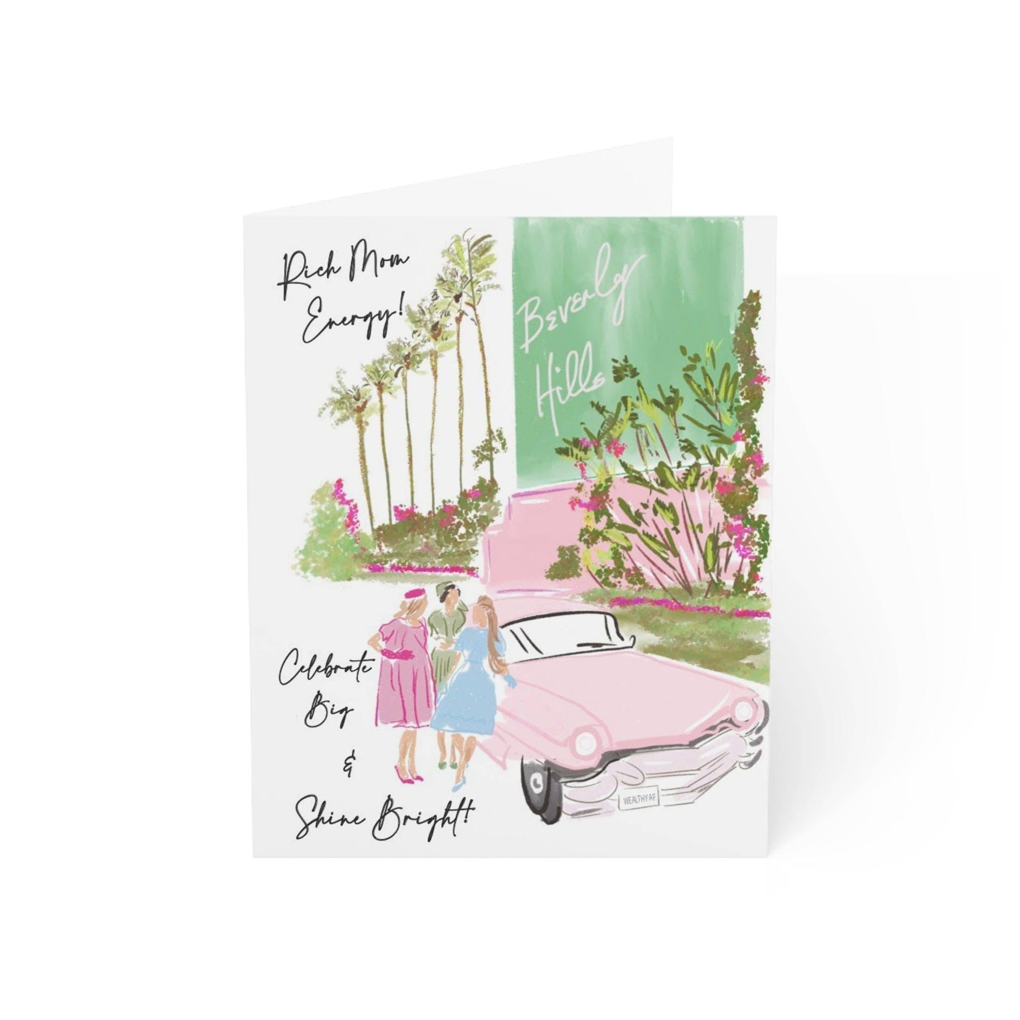 Rebecca Illustrated - Wholesale Stationery/Notecard Set - RICH MOM ENERGY  - Note Card 0
