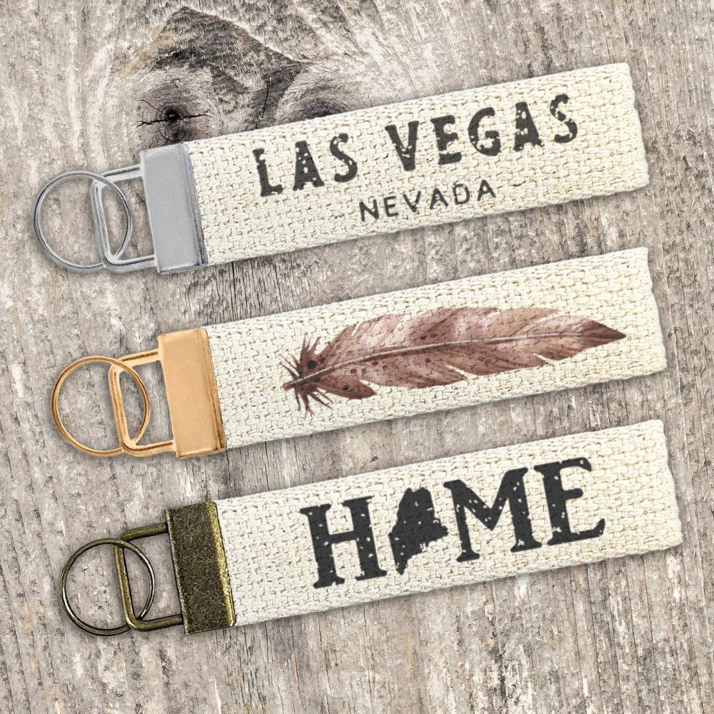 North & Pine - Wholesale Keychain - Unisex - Take a Hike - Canvas Key Fob2