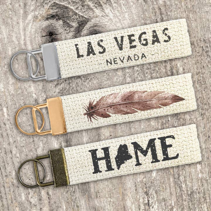 North & Pine - Wholesale Keychain - Unisex - Take a Hike - Canvas Key Fob2