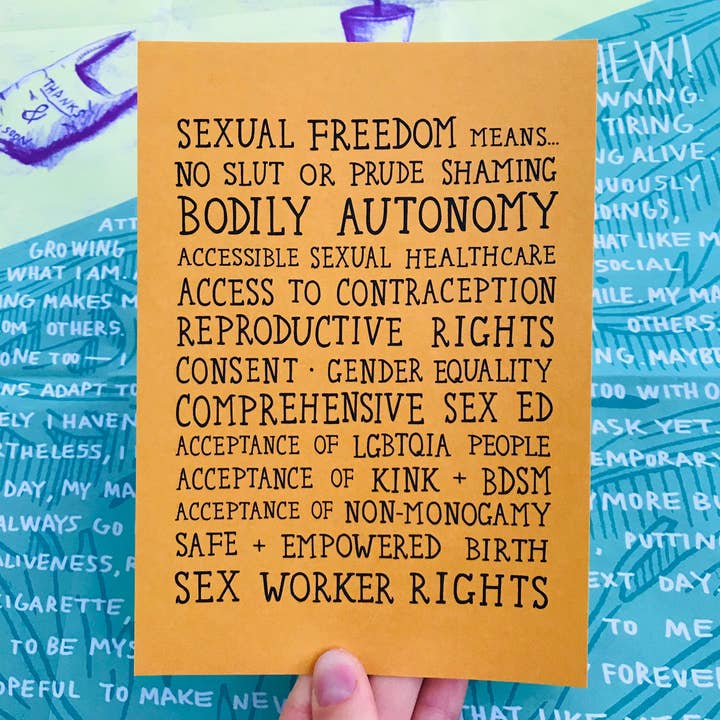 Pleasure Pie – wholesale Konsttryck – Sexuell frihet konsttryck | Sex utbildning feministisk konst