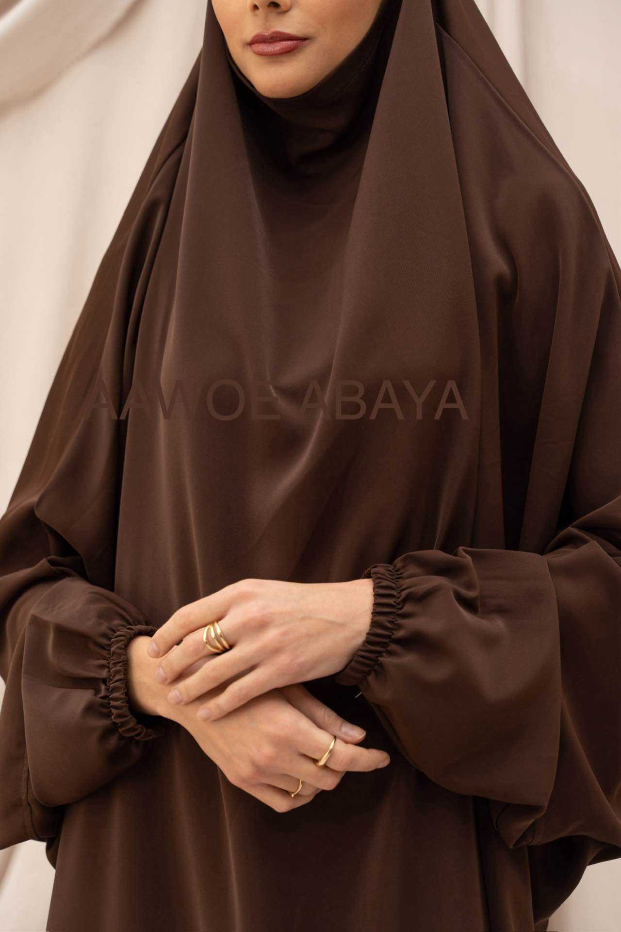 Aawoe Abaya - Wholesale Kaftan - Women's - Jilbab with Medina silk palazzo pants - 23551