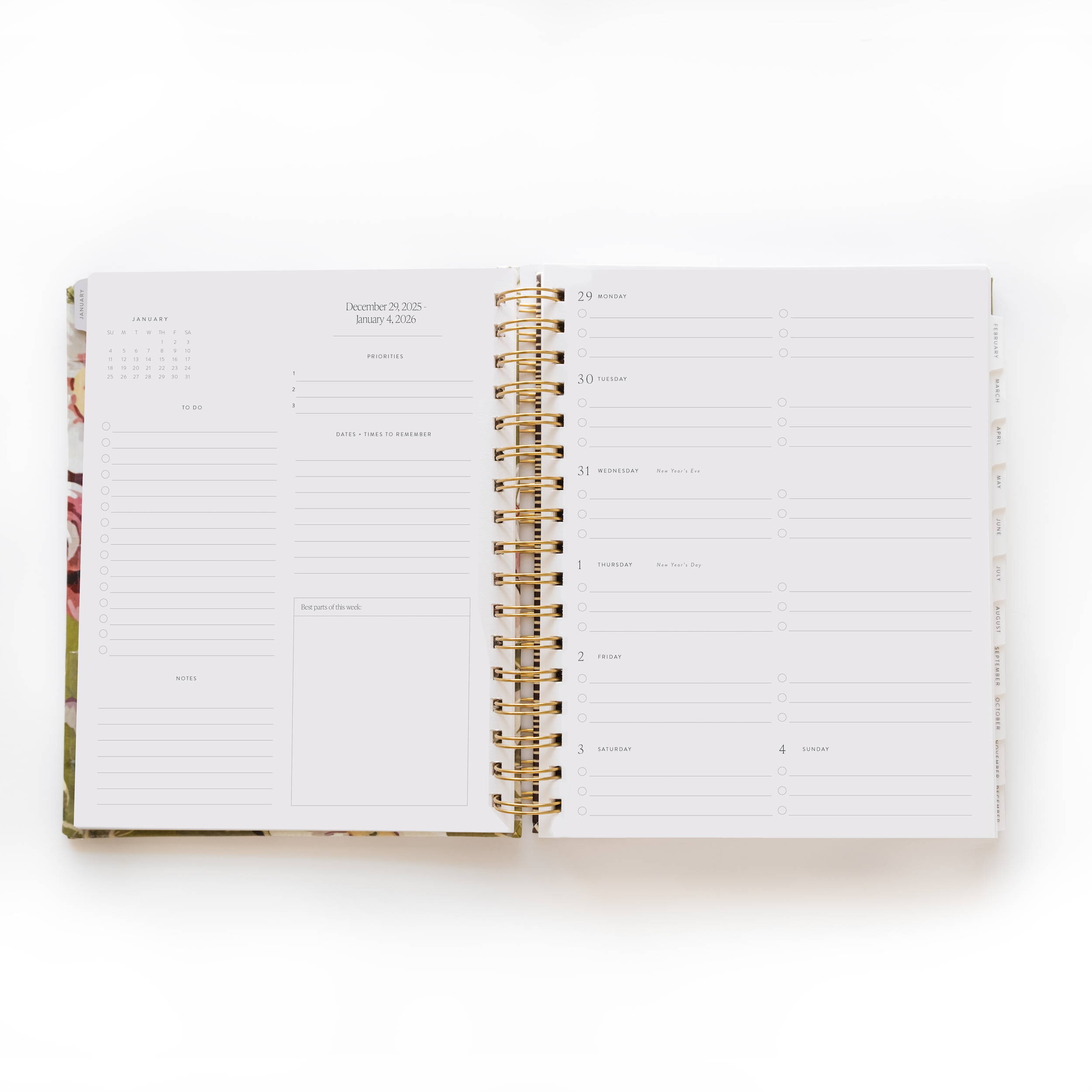 Pen + Pillar - Wholesale Planner - 2026 Weekly Planner w/ Metal Ballpoint Pen, in gift box8