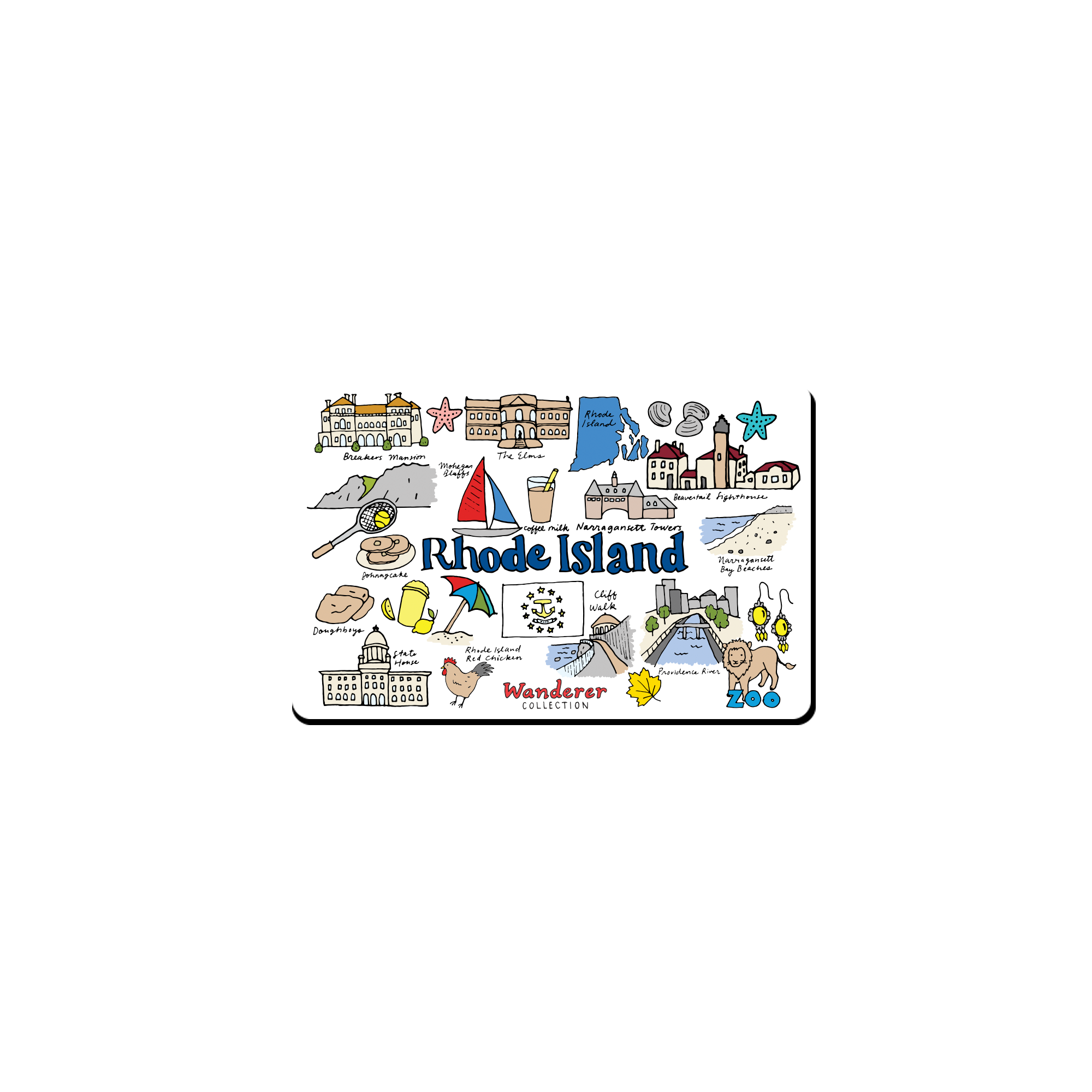 1 Brilliant Gift - Vente Décorations de table - ACCESSOIRES RHODE ISLAND WANDERER3