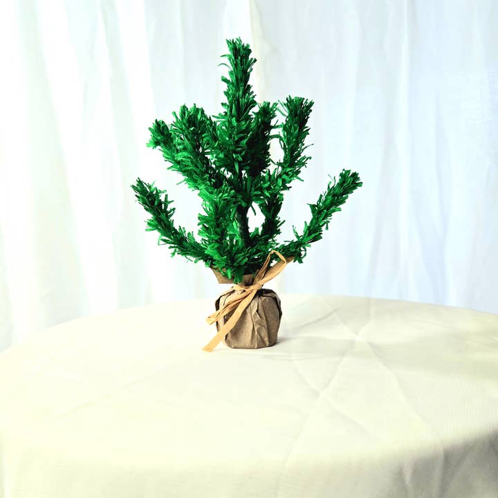 Beautiful Things By Bec - Wholesale Artificial Christmas Tree - Rustic Paper Pine Tree Christmas Decor