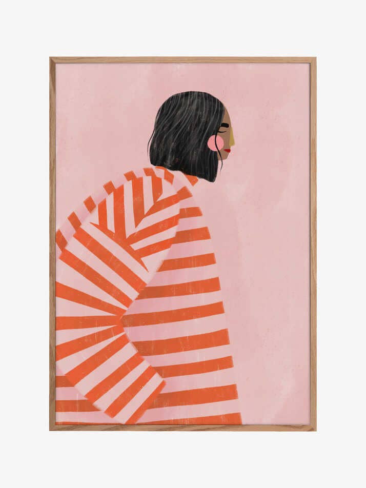 Kvinnan med de orange ränderna för wholesale av Pictufy Wholesale