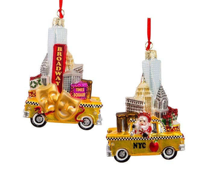 Kurt S. Adler, Inc. - Vente Objets de décoration - ORNEMENT EN VERRE NEW YORK DE 5 PO