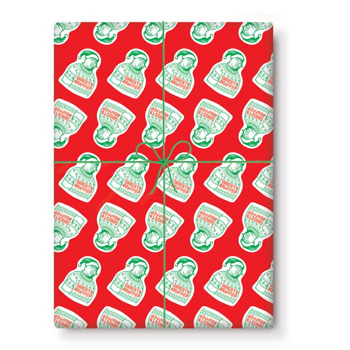 Papel de Embrulho Gangsta Biggie Gift (folha única) por atacado de Smitten Kitten