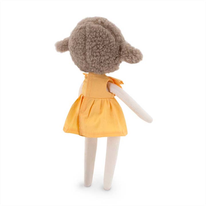 Orange Toys - Wholesale Doll - Kids - Zoe The Sheep Plush: Yellow dress clothing set -29cm