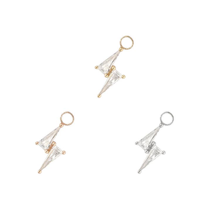 Piercing-zone – Engroshandel Vedhæng/charm – Elektrificere - Cz - Guldcharm